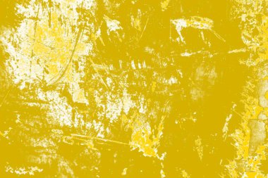 Kopya alanı olan soyut sarı desenli duvar