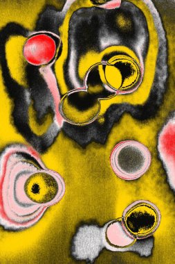 Soyut sanat duvar resmi. Modern, çağdaş sanat geçmişi