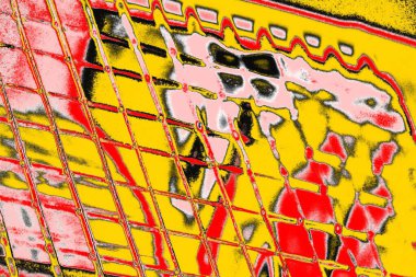 Soyut sanat duvar resmi. Modern, çağdaş sanat geçmişi