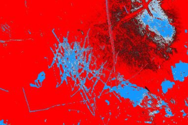 Soyut sanat duvar resmi. Modern, çağdaş sanat geçmişi