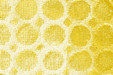 Kopya alanı olan soyut sarı desenli duvar