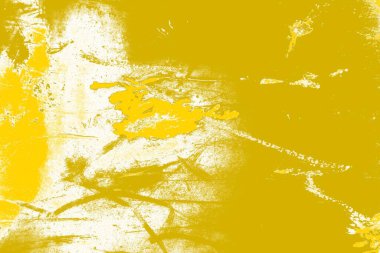 Kopya alanı olan soyut sarı desenli duvar