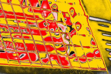 Soyut sanat duvar resmi. Modern, çağdaş sanat geçmişi