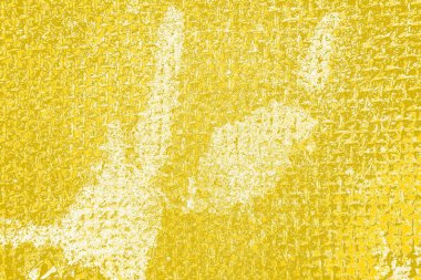 Kopya alanı olan soyut sarı desenli duvar