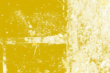 Kopya alanı olan soyut sarı desenli duvar