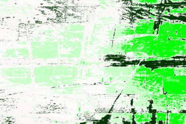 kopyalama alanı olan soyut yeşil desenli duvar