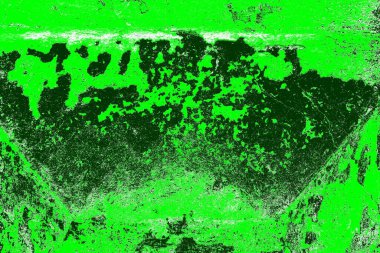 kopyalama alanı olan soyut yeşil desenli duvar