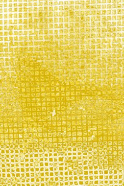 Kopya alanı olan soyut sarı desenli duvar