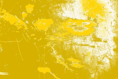 Kopya alanı olan soyut sarı desenli duvar
