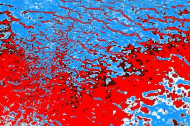 Soyut sanat duvar resmi. Modern, çağdaş sanat geçmişi