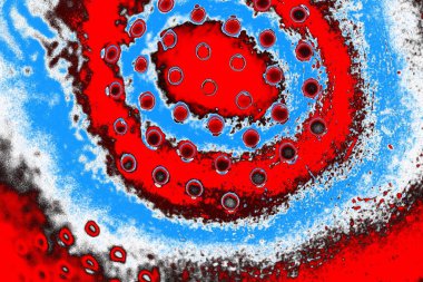 Soyut sanat duvar resmi. Modern, çağdaş sanat geçmişi