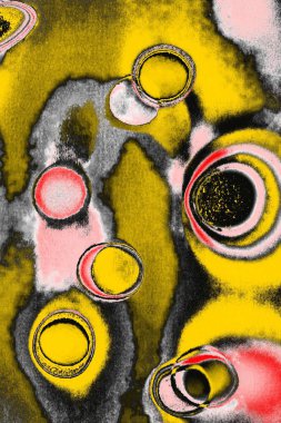 Soyut sanat duvar resmi. Modern, çağdaş sanat geçmişi