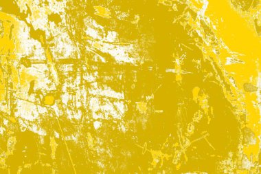 Kopya alanı olan soyut sarı desenli duvar