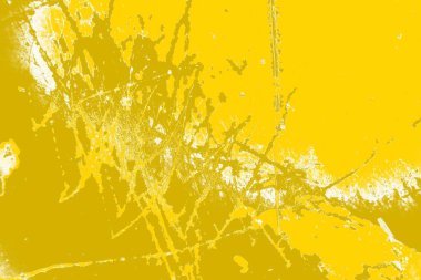 Kopya alanı olan soyut sarı desenli duvar