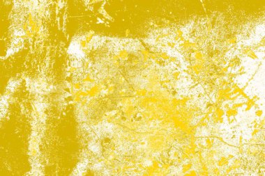 Kopya alanı olan soyut sarı desenli duvar