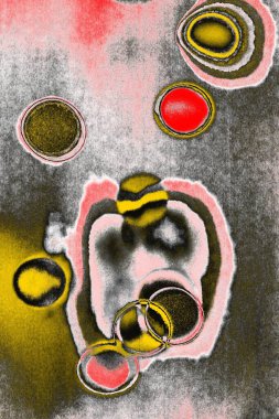 Soyut sanat duvar resmi. Modern, çağdaş sanat geçmişi