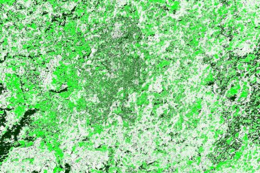 kopyalama alanı olan soyut yeşil desenli duvar