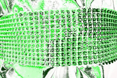 kopyalama alanı olan soyut yeşil desenli duvar