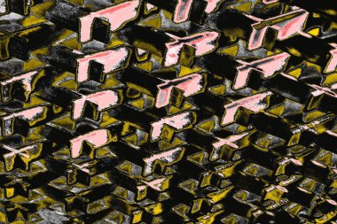 Soyut sanat duvar resmi. Modern, çağdaş sanat geçmişi