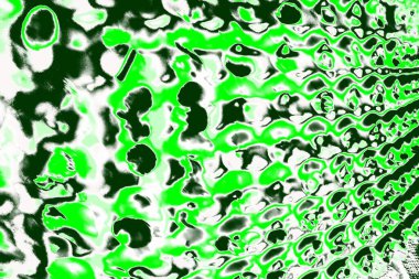 kopyalama alanı olan soyut yeşil desenli duvar