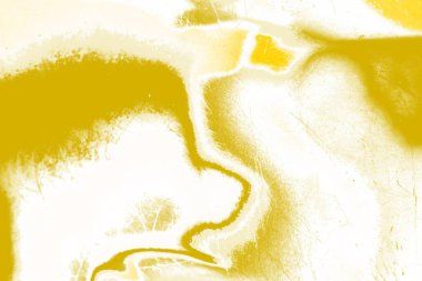 Kopya alanı olan soyut sarı desenli duvar