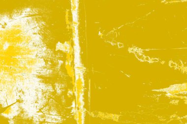 Kopya alanı olan soyut sarı desenli duvar