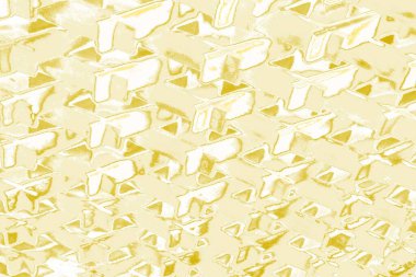 Kopya alanı olan soyut sarı desenli duvar