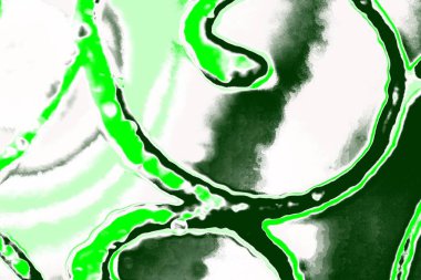 kopyalama alanı olan soyut yeşil desenli duvar