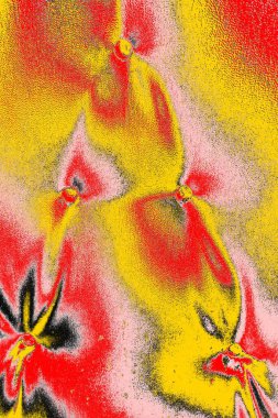 Soyut sanat duvar resmi. Modern, çağdaş sanat geçmişi