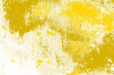 Kopya alanı olan soyut sarı desenli duvar