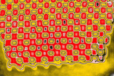 Soyut sanat duvar resmi. Modern, çağdaş sanat geçmişi