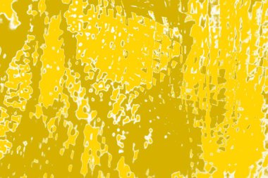 Kopya alanı olan soyut sarı desenli duvar