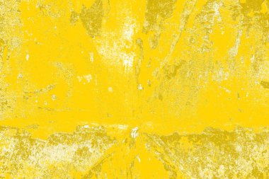 Kopya alanı olan soyut sarı desenli duvar