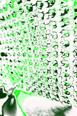 kopyalama alanı olan soyut yeşil desenli duvar