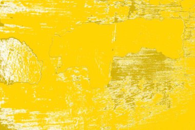 Kopya alanı olan soyut sarı desenli duvar