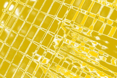 Kopya alanı olan soyut sarı desenli duvar