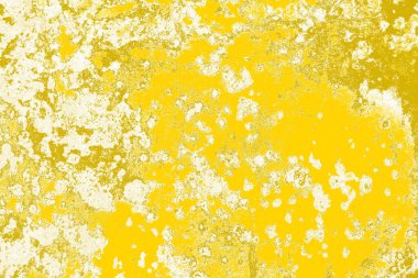 Kopya alanı olan soyut sarı desenli duvar