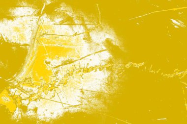 Kopya alanı olan soyut sarı desenli duvar