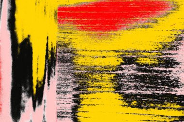 Soyut sanat duvar resmi. Modern, çağdaş sanat geçmişi