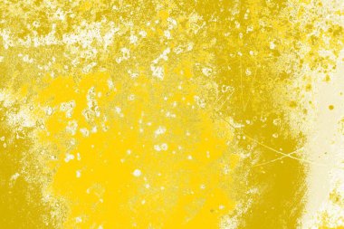 Kopya alanı olan soyut sarı desenli duvar