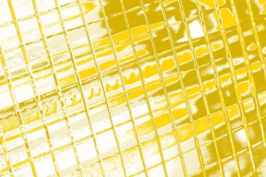 Kopya alanı olan soyut sarı desenli duvar