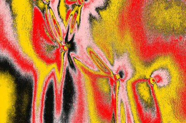 Soyut sanat duvar resmi. Modern, çağdaş sanat geçmişi