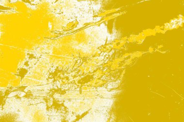 Kopya alanı olan soyut sarı desenli duvar