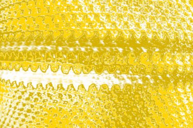 Kopya alanı olan soyut sarı desenli duvar