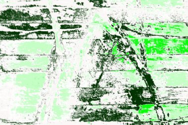 kopyalama alanı olan soyut yeşil desenli duvar