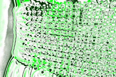 kopyalama alanı olan soyut yeşil desenli duvar