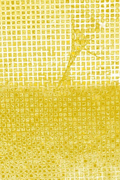 Parede Texturizada Amarelo Abstrato Com Espaço Cópia — Fotografia de Stock