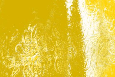 Kopya alanı olan soyut sarı desenli duvar