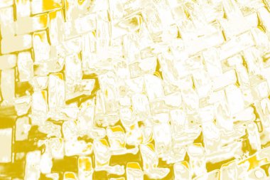 Kopya alanı olan soyut sarı desenli duvar