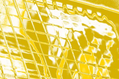 Kopya alanı olan soyut sarı desenli duvar